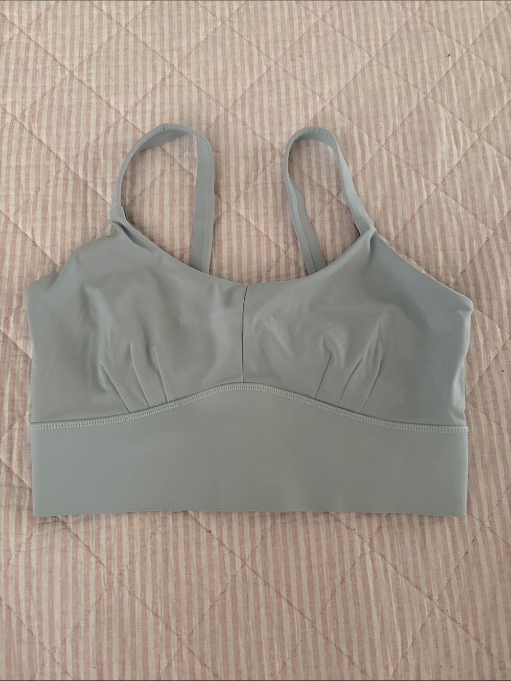 Born Primitive Light Blue Seam Detail Sports Bralette